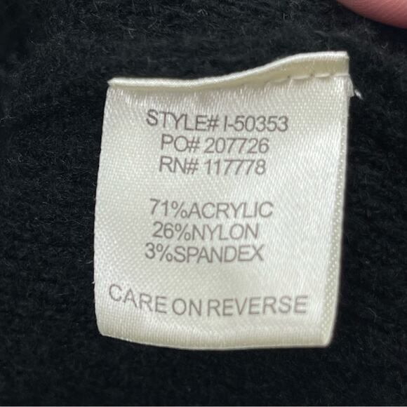 Lovestitch × Evereve Kristen Stripe Black Blanket Cardigan Size Small - Picture 8 of 10